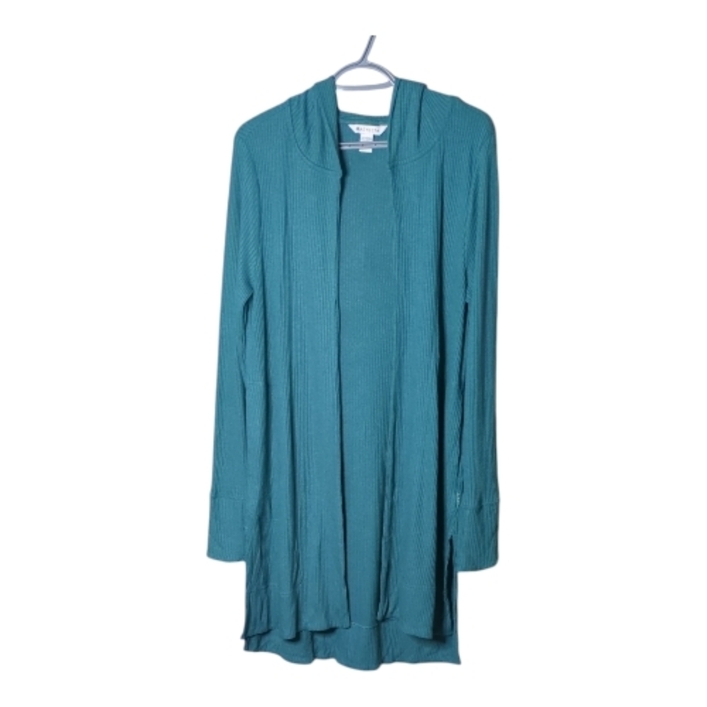 Athleta Harmony Pose Wrap‎ Ribbed Teal Size Medium Relaxed